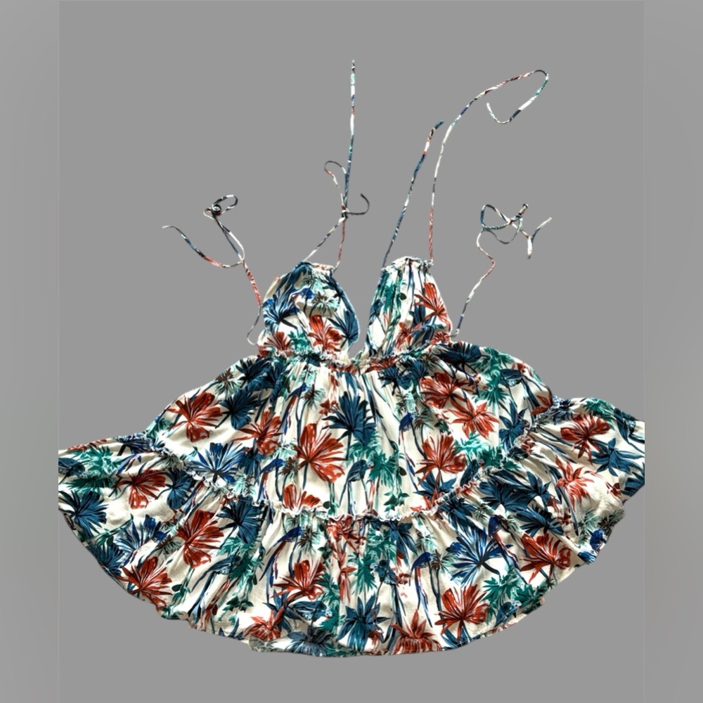 SHEIN Floral Print Midi Dress - Multicolor